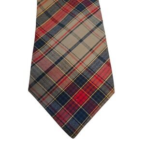 Pendleton Tartan Plaid Mens Neck Tie 100% Wool